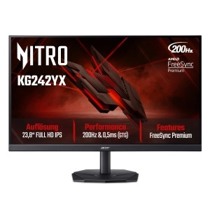 Monitor Gaming Acer Nitro KG242YX1, 23.8 Inch, Full HD, 200Hz, IPS