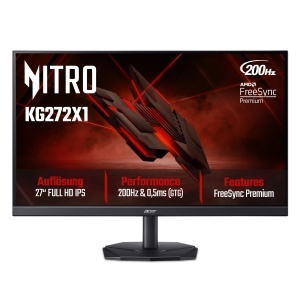 Monitor Gaming Acer Nitro KG272X1, 27 Inch, Full HD, 200Hz, FreeSync Premium