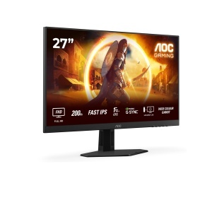 Monitor Gaming AOC 27G4HRE 27 inch FHD, 200Hz, IPS, Negru