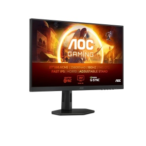 Monitor Gaming AOC Q27G4XF 27 inch WQHD, 180Hz, Negru