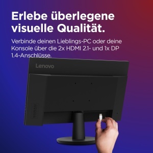 Monitor Gaming Lenovo Legion R27qe, 27, QHD 2560x1440, 180Hz, Negru - Img 5