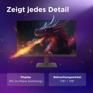 Monitor Gaming Lenovo LOQ 27-10, 27 inch, Full HD, 200 Hz, 0.5 ms, Gri - Img 3