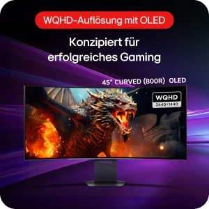 Monitor Gaming LG Ultragear 45GS95QX-B, 45 inch, Curbat, WQHD, 240Hz - Img 3