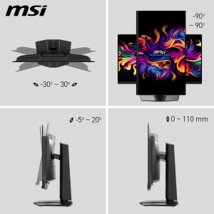 Monitor Gaming MSI MPG 271QRDE QD-OLED X50, 27 inch, 500Hz, 0,03ms - Img 4