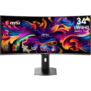 Monitor Gaming MSI MPG 341CQR X36, 34 inch UWQHD, 360Hz, Negru