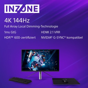 Monitor Gaming Sony INZONE M9, 27 inch, 4K, 144Hz, Alb - Img 2