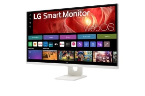 Monitor inteligent LG 32U721SA-W, 32, 4K UHD, HDR10, USB-C 65W, Alb - Img 5