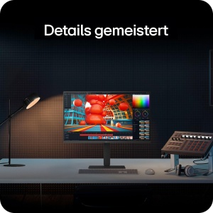 Monitor LG Ultrafine 27U730A-B, 27 inch, 4K UHD, USB-C, Negru - Img 9