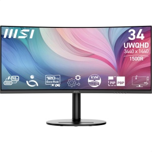 Monitor PC curbat MSI Modern MD342CQP, 34 inch, UWQHD, 1500R, KVM, PipPBP
