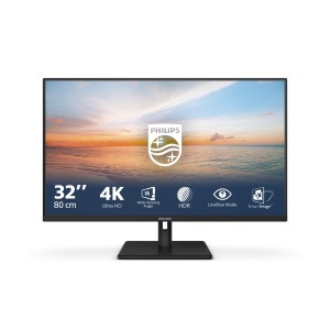 Monitor Philips 32E1N1800LA 32 Inch Ultra HD HDR10 Adaptive Sync Negru - Img 2