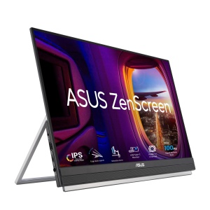 Monitor portabil ASUS ZenScreen MB229CF 22 inch Full HD IPS, 100Hz, Audio 2.1 - Img 2