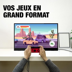 Monitor portabil Logicom NOMAD Touch 15,6 inch, FHD 1920x1080, IPS, USB-C - Img 2