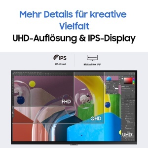 Monitor Samsung ViewFinity S8UP 32 inch, 4K UHD, IPS, 98 DCI-P3 - Img 5
