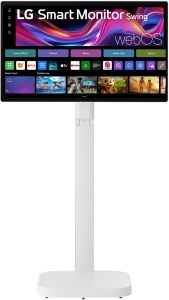 Monitor Smart LG Swing 32U889SA-W, 32 inch, 4K UHD, Touchscreen, Alb