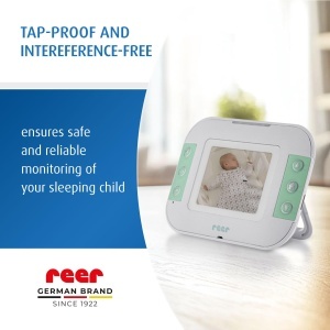 Monitor video pentru bebelusi reer BabyCam S, 300m, noapte, functie de comunicare - Img 2