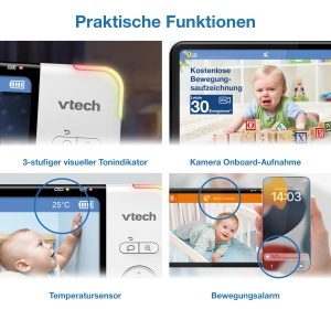 Monitor video pentru bebelusi VTech RM7764HD, 1080p, WiFi, 7 inch - Img 8