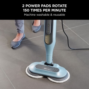 Mop cu aburi Shark S6002UK, 2 seturi de pad-uri rotative, 8 m cablu, albastru - Img 4