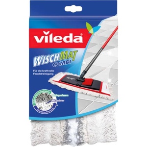 Mop cu cap de curatare Vileda WischMat Combi, 1 bucata, pentru curatare umeda si uscata