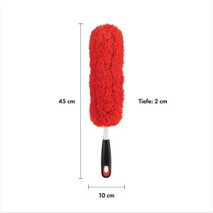 Mop cu microfibra OXO Good Grips, telescopic, usor, cu cap mare - Img 3