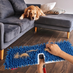 Mop de curatenie Vileda Ersatz-Flip, polyester, alb si albastru - Img 4
