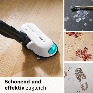 Mop din microfibra Bosch BHZUPAD1, set 4 bucati, lavabil, gri - Img 3
