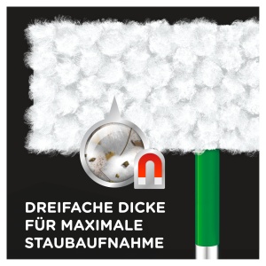 Mop Swiffer 3D Clean Starterkit, 1 Maner 4 Lavete Uscate 2 Lavete Umeze, pentru Pardoseli Dure - Img 2