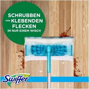 Mop umed si uscat Swiffer Dry Starter-Set, 1 maner, 16 servetele uscate, 8 servetele umede - Img 6