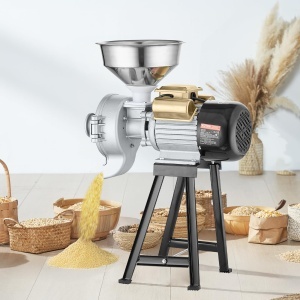 Moulin de cereale electrica VEVOR GM-002, 3000W, 50 kgh, inox - Img 8