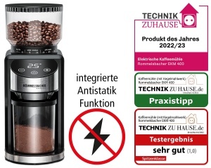 Moulineta de cafea Rommelsbacher EKM 400, Kegelmahlwerk, 220 g, 130 W - Img 3
