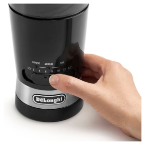 Moulineta electrica DeLonghi KG210 pentru cafea, 170W, inox, negru - Img 4