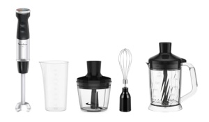 Moulinex Quickchef+, blender de mana, tehnologie cu lame Powelix, putere 1000 W, blender cu amestecare rapida si mod silentios, poate fi spalat in masina de spalat vase, DD67L8 - Img 1