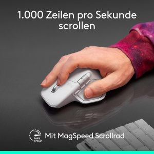 Mouse Bluetooth Logitech MX Master 4 pentru Mac, ergonomic, 8K DPI, negru - Img 4
