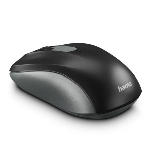 Mouse fara fir Hama pentru stangaci si dreptaci (3 butoane, 2,4 Ghz, cu receptor USB nano, 1600 DPI, mouse optic, pentru notebook si PC) antracit/negru - Img 7