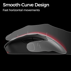 Mouse Gaming BenQ Zowie EC2-DW, Wireless, 4K, 60g, Asimetric - Img 3