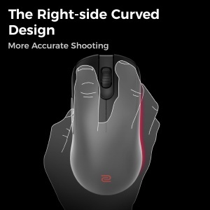 Mouse Gaming BenQ Zowie FK2-DW, Wireless, Simetric, 4K, 65g - Img 6