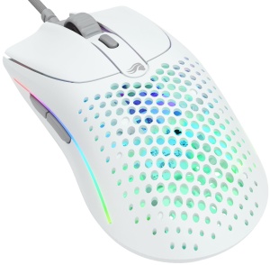 Mouse gaming Glorious Model O 2 59g 26000 DPI RGB Alb