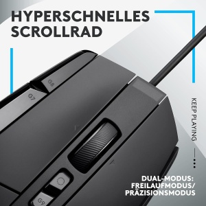 Mouse Gaming Logitech G502 X - LIGHTFORCE, senzor HERO 25K, cablu, negru - Img 3