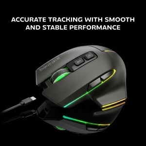 Mouse Gaming Mars Gaming MMW-Vector, 12000 DPI, Bluetooth 5.4, Negru - Img 5