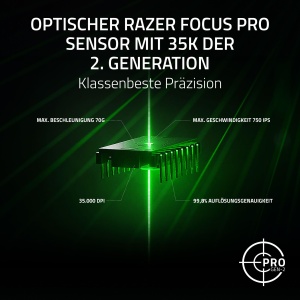 Mouse gaming Razer Basilisk V3 Pro 35K Phantom White, wireless, RGB, ergonomic - Img 3