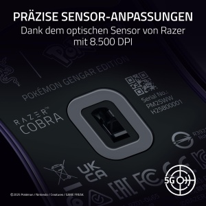 Mouse gaming Razer Cobra Gengar Edition - 8500 DPI, 58g, iluminare RGB - Img 7