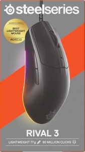 Mouse gaming SteelSeries Rival 3 Gen 2, 8500 DPI, RGB, 77 g, Negru - Img 13