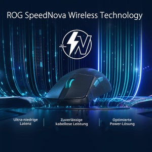 Mouse gaming wireless ASUS ROG Harpe Ace Aim Lab Edition, 54 g, 36000 dpi, Negru - Img 6