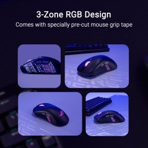 Mouse gaming wireless ASUS ROG Keris II Origin 42000 DPI RGB 65g - Img 3