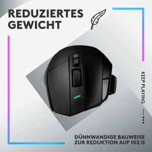 Mouse gaming wireless Logitech G502 X Lightspeed HERO 25K negru tehnologie LIGHTFORCE - Img 6