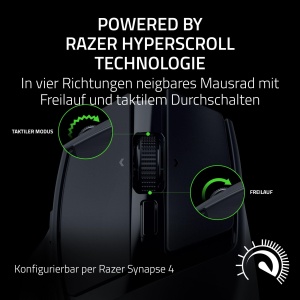 Mouse gaming wireless Razer Basilisk Mobile Negru 18K DPI Autonomie 105 ore - Img 6