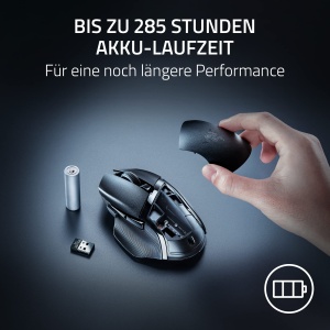 Mouse gaming wireless Razer Basilisk V3 X HyperSpeed, 9 butoane personalizabile, senzor optic 18K, negru - Img 5