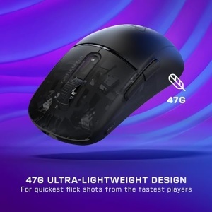 Mouse gaming wireless Turtle Beach Burst II Air, ultralight 47g, 26K DPI, Bluetooth, negru - Img 3