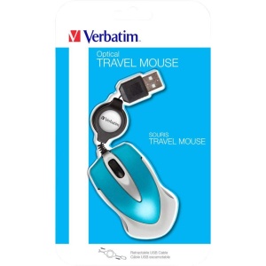 Mouse optic portabil Verbatim Go Mini, 1000 dpi, culoare caribbean blue - Img 5