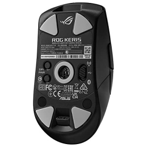 Mouse pentru jocuri ASUS ROG Keris Wireless AimPoint RGB (senzor optic ROG AimPoint, 36.000 DPI, microswitch-uri ROG, RF 2.4 GHz, Bluetooth, USB, butoane programabile 5X, negru) - Img 13