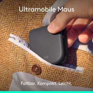 Mouse Ultramobil Logitech Mobi Fold, Faltabil, Bluetooth, Compatibil cu Multiple Dispozitive - Img 2